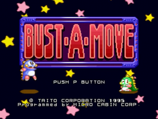 Bust-A-Move title screen for 3DO